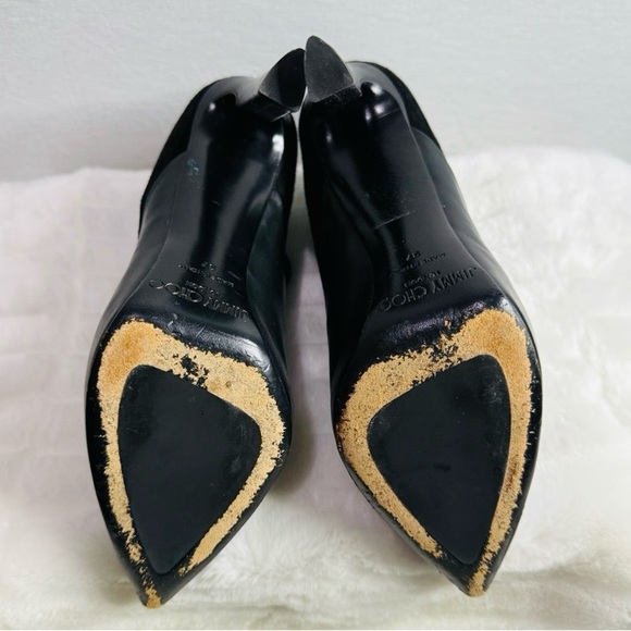 Jimmy Choo Diad Leather and Suede Ankle Boots Authentic - Picture 11 of 12